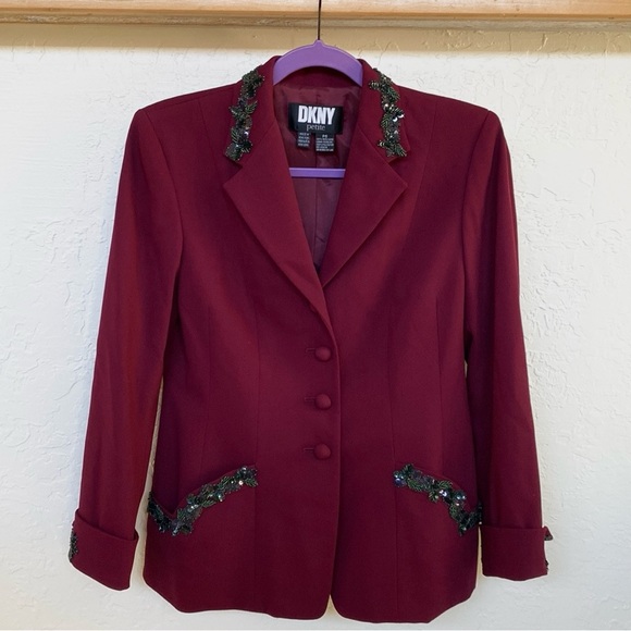 Vintage DKNY Wool Blazer - Picture 1 of 6